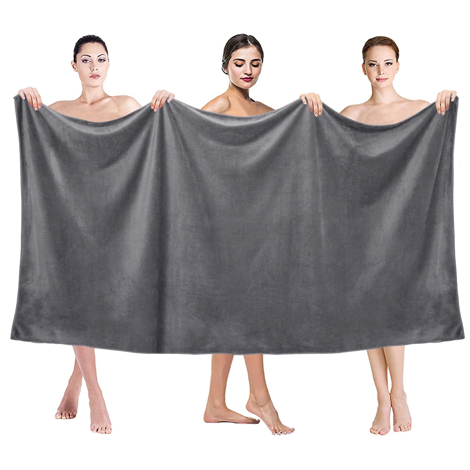 4 Piece Big Bath Sheets 100% Egyptian Cotton Large Size Soft Bathroom Towels