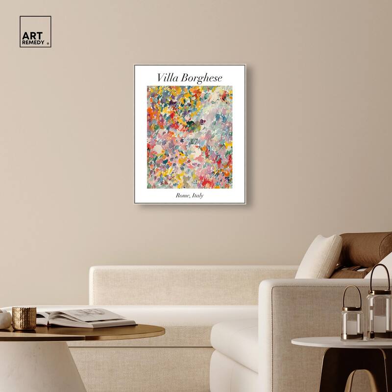 Villa Borghese Canvas by Art Remedy