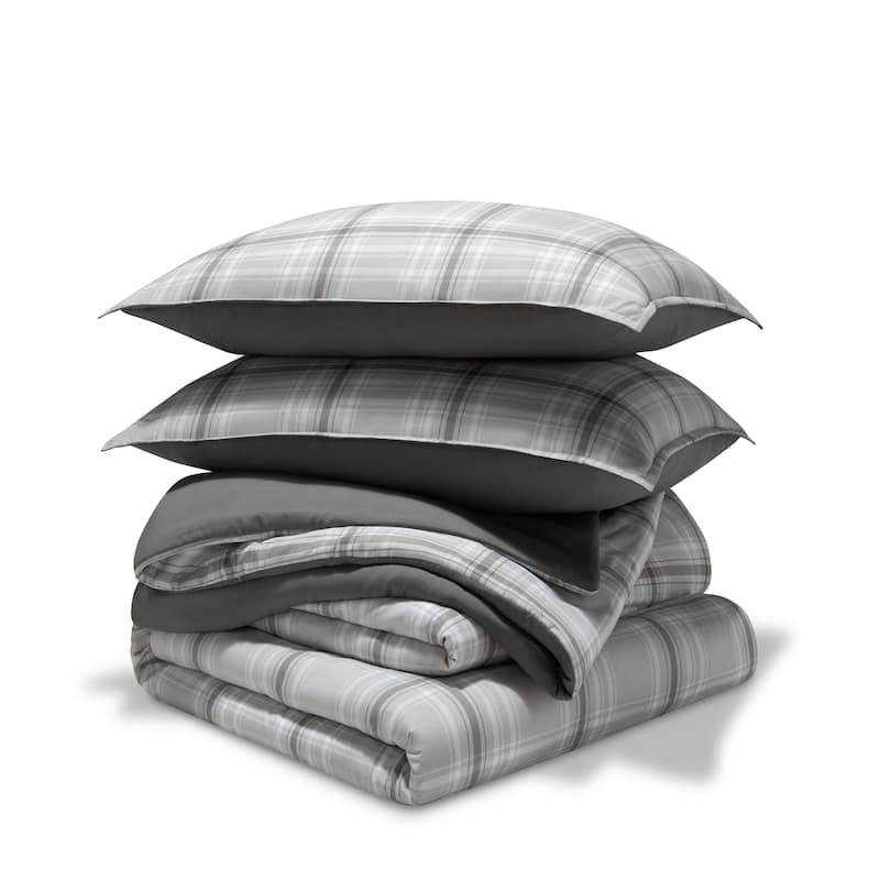 Bare Home Down Alternative Track Stitch Comforter Set