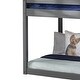 preview thumbnail 7 of 12, Wood Twin Loft Bed with Built-in Ladder and Safety Guardrail for Bedroom For Home
