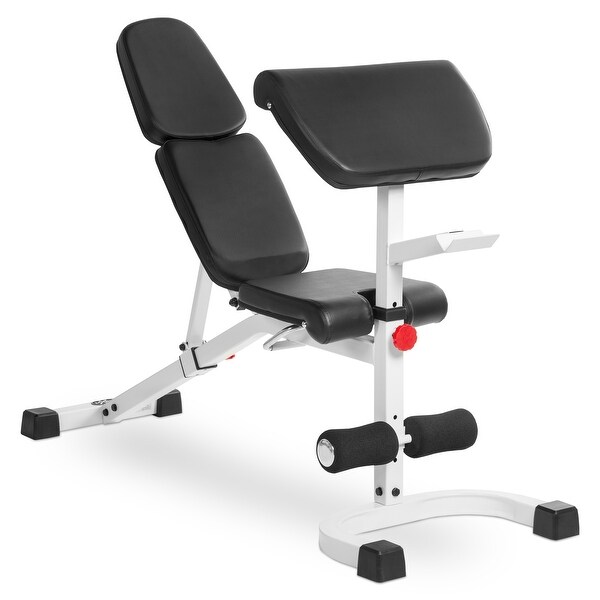 Xmark incline and decline weight bench with leg 2025 extension