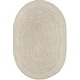 preview thumbnail 54 of 61, Livabliss Sharrah Indoor/ Outdoor Solid Braided Area Rug