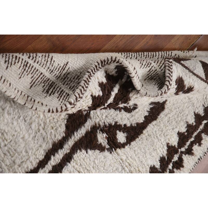 Plush Turkish Anatolian Runner Rug Hand-knotted Wool Carpet - 3'2"x 11'5"