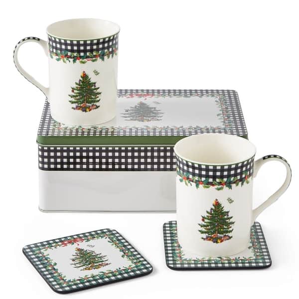 Spode Christmas Tree Annual 2024 5 Piece Mug and Tin Set - Bed Bath &  Beyond - 41070217