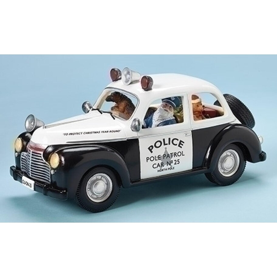 Shop 11 5 Amusements Led Lighted Musical Santa Driven Police Car