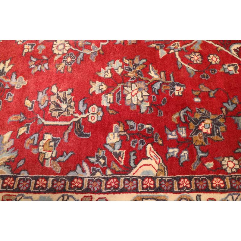 ECARPETGALLERY Hand-knotted Andelz Red Wool Rug - 4'7 x 7'0