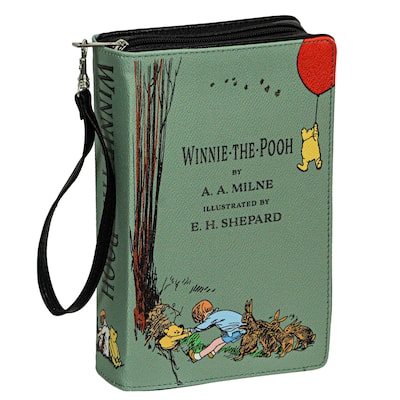 Green Pooh Book Handbag Clutch - Crossbody Bag - A.A. Milne