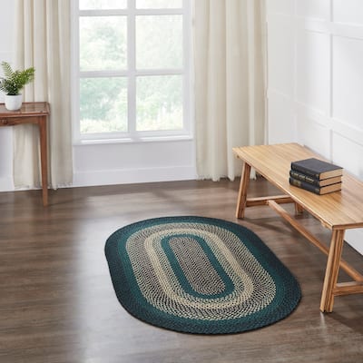 Pine Grove Jute Rug Oval w/ Pad 36x60 - 3'6"