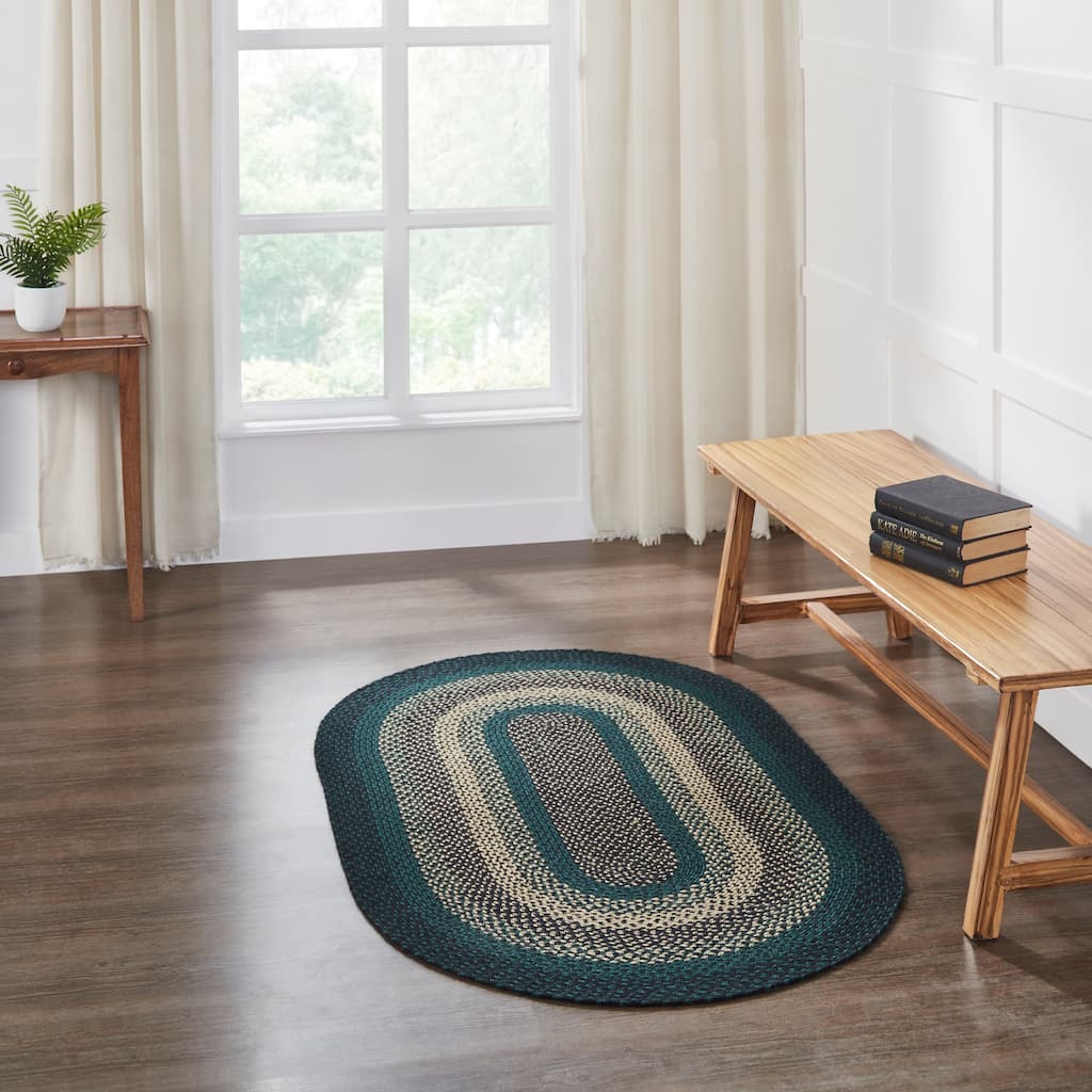 Pine Grove Jute Rug Oval w/ Pad 36x60 - 3'6"