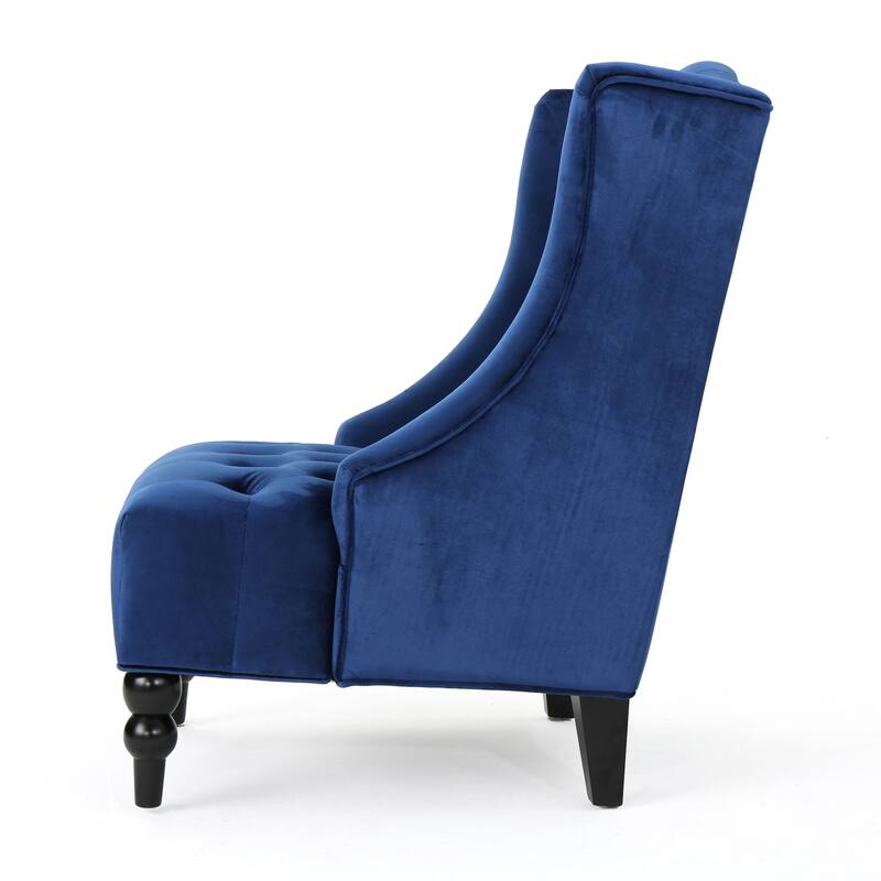 27.5" Button Tufted Club Chair