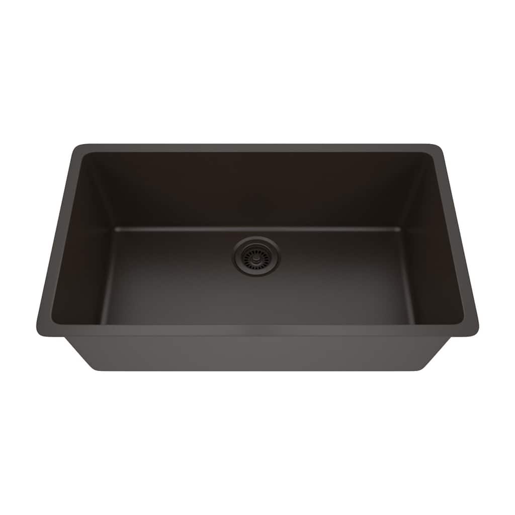 Lexicon Kitchen Sink Quartz Composite 32 Inch Galaxy Mocha - 19x32