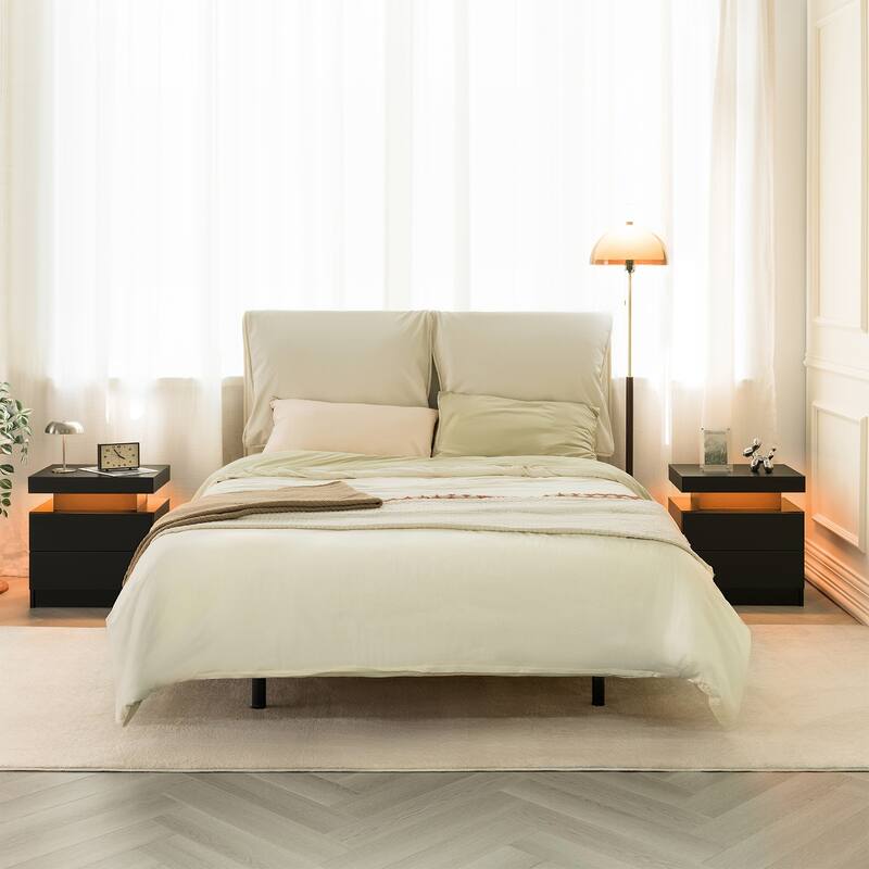 Sofa Side Table Bedside Table, Coffee Table Accent Cabinet