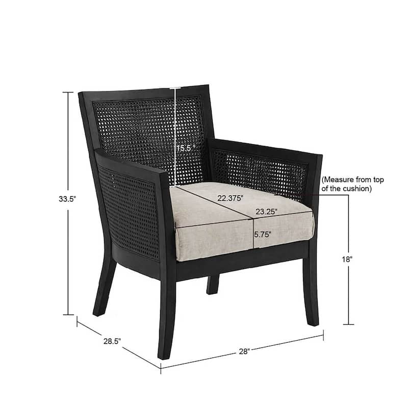 Madison Park Blaine Cane Armchair