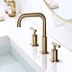preview thumbnail 2 of 26, 3 Holes Bathroom Sink Faucet With Drain Assembly 8 Inch Widespread Bathroom Faucets 2 Handle Modern Lavatory Basin Vanity Taps