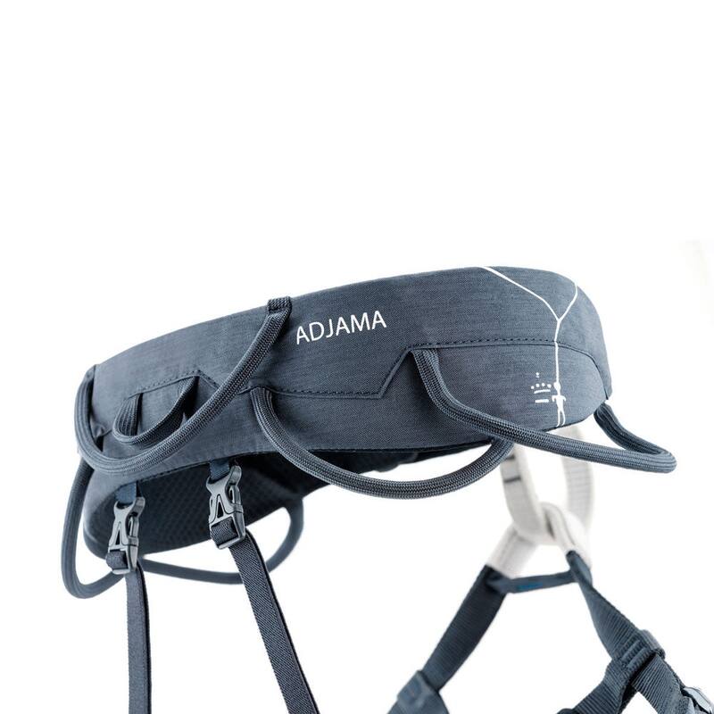 Petzl Adjama Climbing Harness, Gray, Size Options
