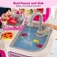 preview thumbnail 11 of 18, Costway Kids Kitchen Playset with Realistic Sounds Lights Play Sink 95 - See Details