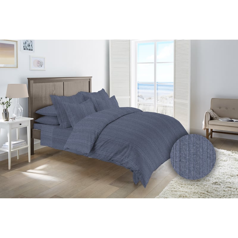 Dormisette Luxury German Flannel 3-piece Cotton Duvet Cover Set