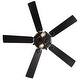 preview thumbnail 35 of 56, 52" Reversible 5-Blade Caged Ceiling Fan with Light and Remote