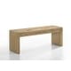 preview thumbnail 1 of 2, Magnus Wooden Oak Finish 50.5" Wide Dining Bench