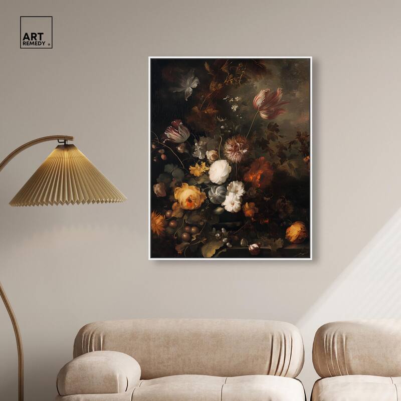 Shadowed Petal Secrets II Canvas by Art Remedy