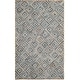 preview thumbnail 16 of 33, SAFAVIEH Cape Cod Elfie Handmade Jute Area Rug 4' x 6' - Natural/Blue - Rectangle