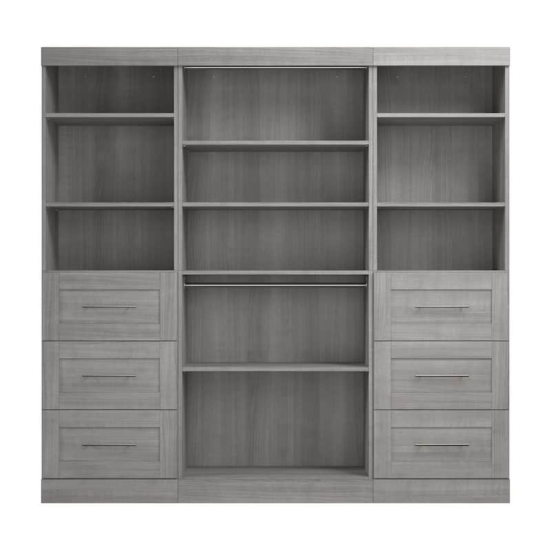 Pur 86W Closet Organization System with Drawers by Bestar - 86"