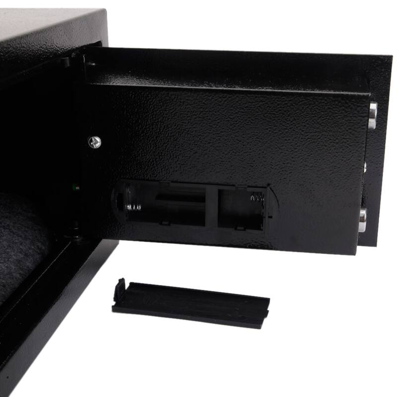 Mini Wall-in Style Electronic Code Metal Steel Box Safe Case 20EA Black(0.32 Cubic Feet)