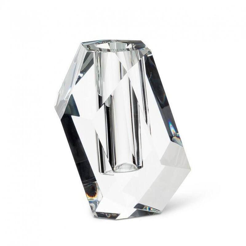 Medium Modern Cut Bud Vase