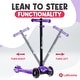 preview thumbnail 6 of 6, Lascoota 2-in-1 Kids Kick Scooter, Adjustable Height Handlebars and Removable Seat