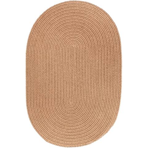 Rhody Rug Madeira Indoor/ Outdoor Braided Rounded Area Rug