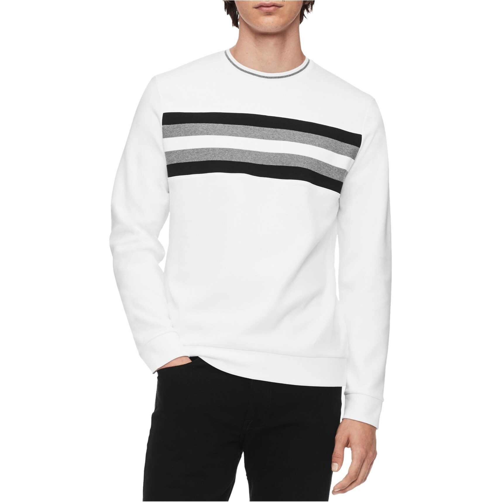 calvin klein white sweatshirt