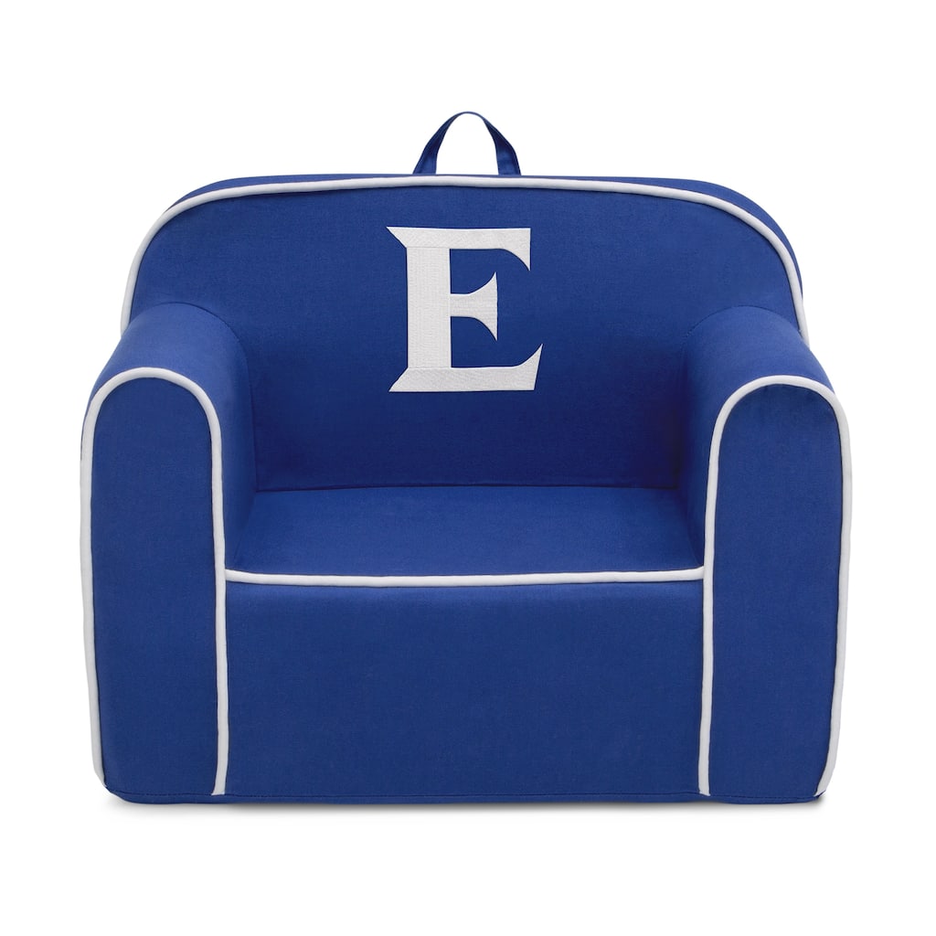 Delta Children Personalized Monogram Cozee Chair - Customize with Letter E