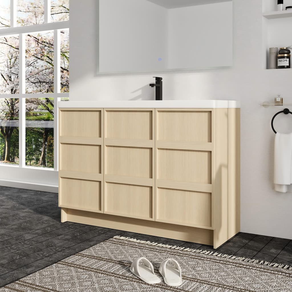 Malwee 36"/42"/48" FreeStanding Bathroom Vanity with Sink