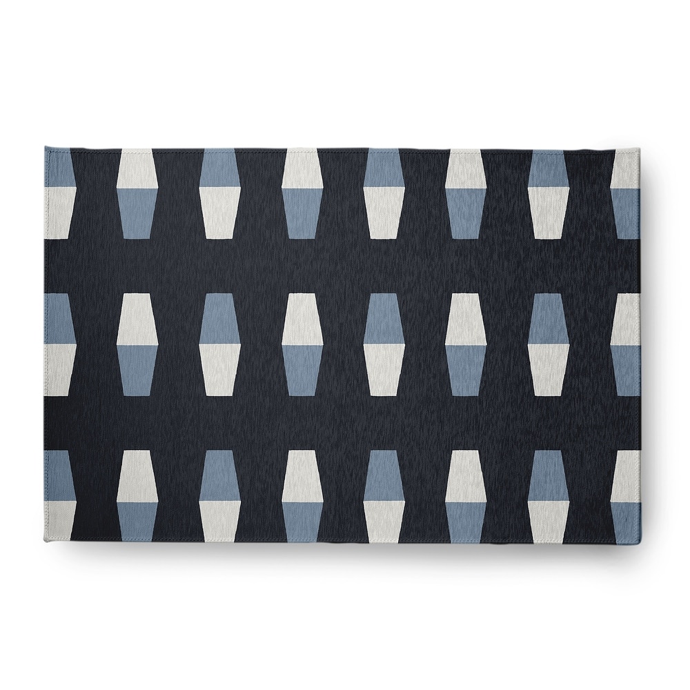 Bowling Pins Nautical Indoor/Outdoor Rug