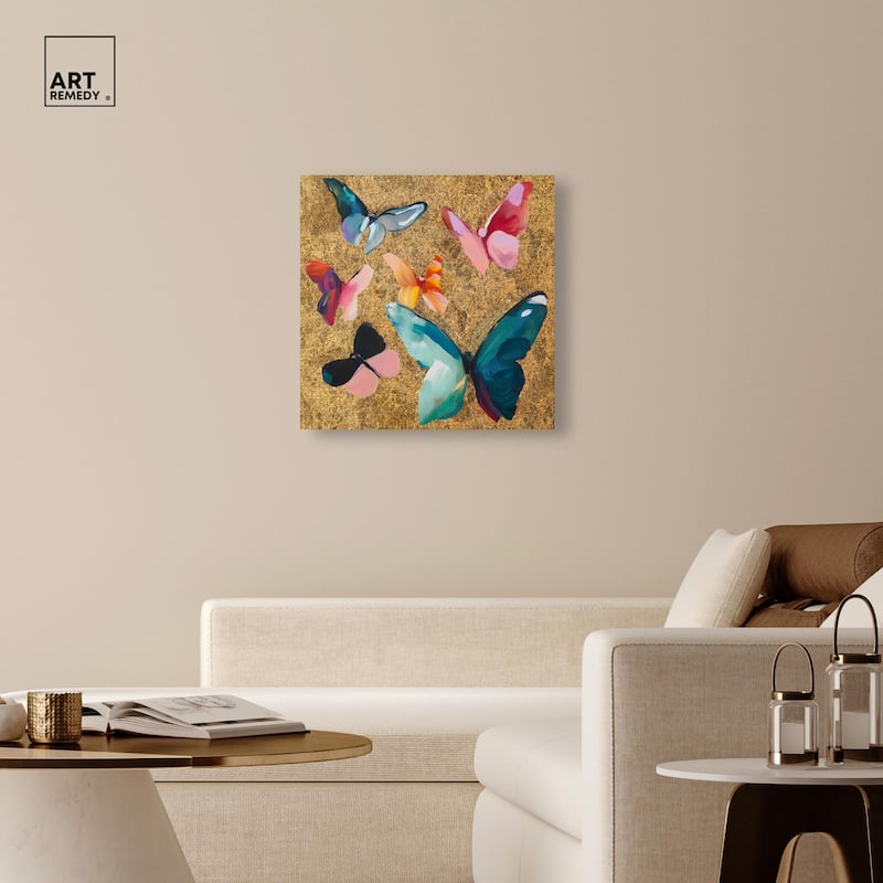 Spectrum of Wings Canvas by Art Remedy, Gallery Wrapped