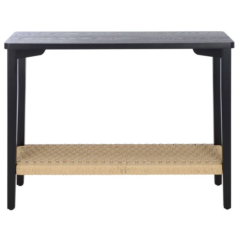 SAFAVIEH Home Chasu 1-Shelf Console Table - 40"W x 15"D x 31"H - Black