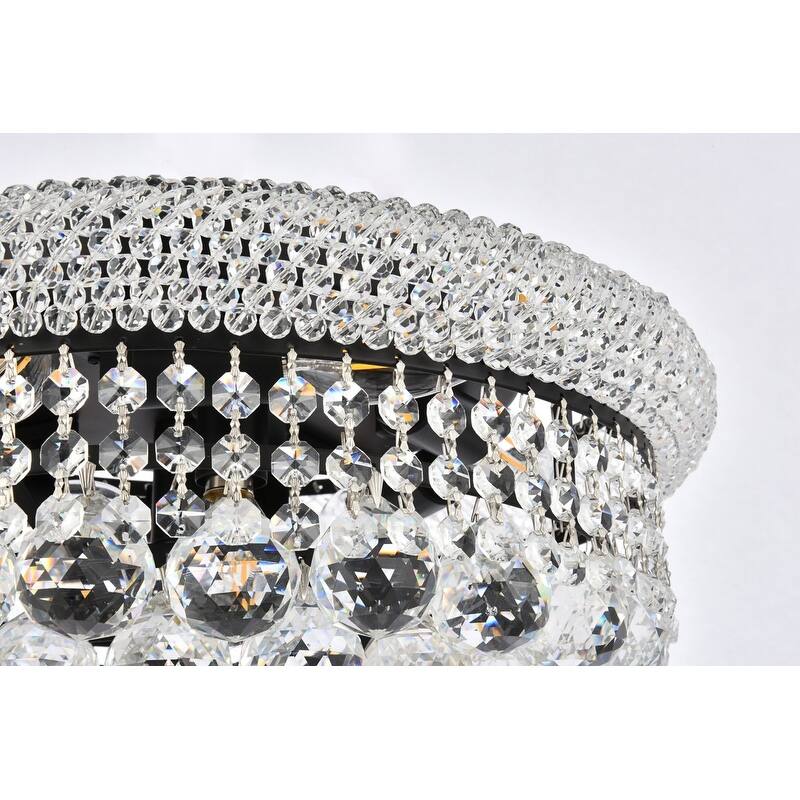 Somette Geneva 8-light 16-inch Flush-Mount Chandelier - 16 Inch