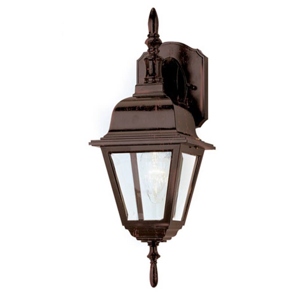 1 Light Exterior Wall Mount Lantern - Rustic