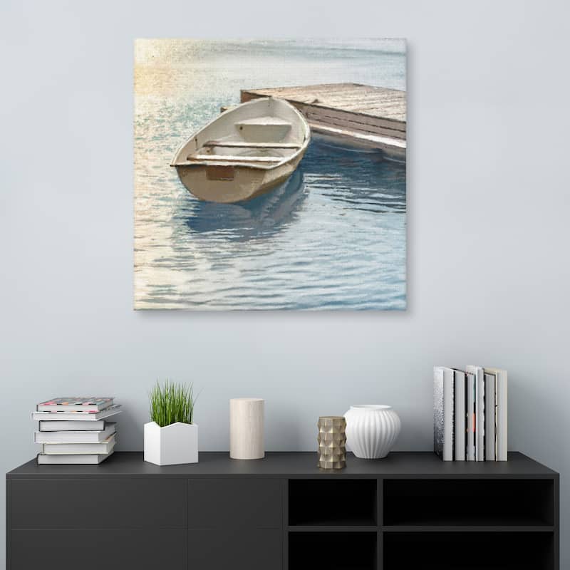 Coastal Retreat Float by Mark Chandon Canvas Art Print by Mark Chandon Canvas Art Print