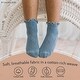 preview thumbnail 4 of 4, CozyWay Non-Slip Crew Grip Socks Girls Black - 12 pair with colored heel