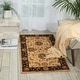 preview thumbnail 39 of 59, Nourison Living Treasures Persian Border Floral Area Rug 2'6" x 4'3" - Ivory/Black - Runner/Rectangle