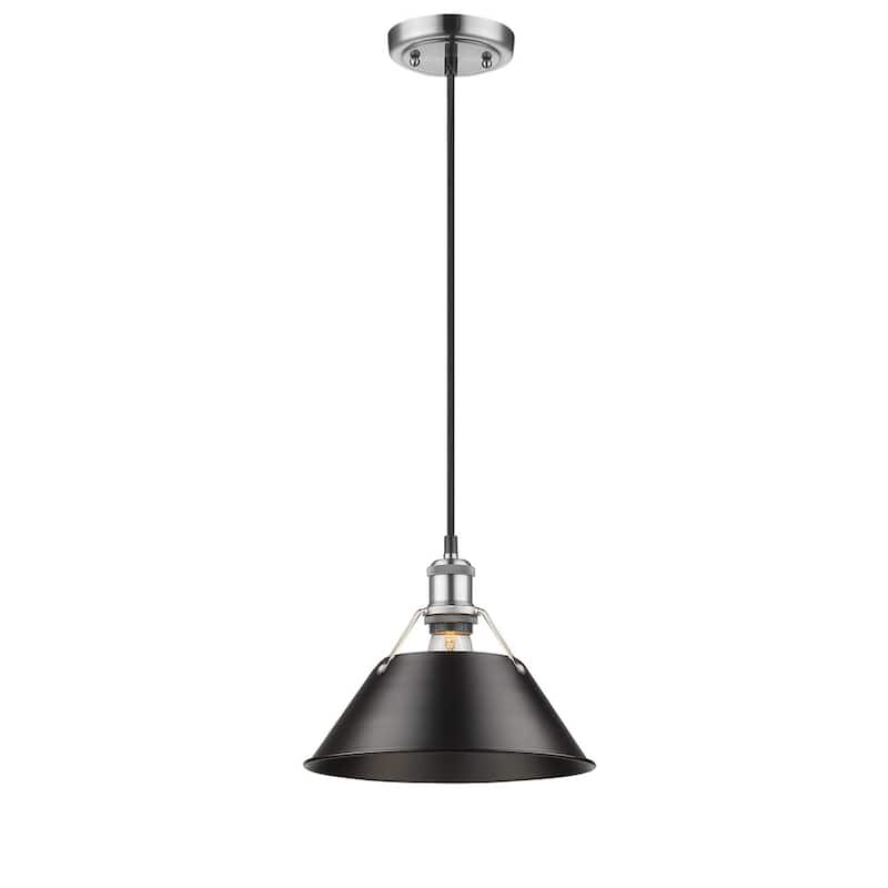 Orwell 10" Wide 1-Light Steel Pendant - N/A