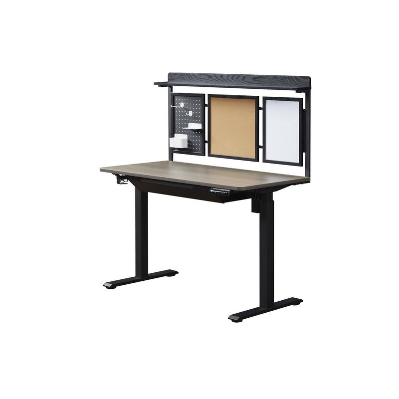 KOWO K304 55 Inch Electric Height Adjustable Desk Sit to Stand Workstation for Home Office, Ergonomic Computer Desk with Memory