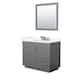 Option Dark Gray, Nickel Trim, Giotto Quartz Top