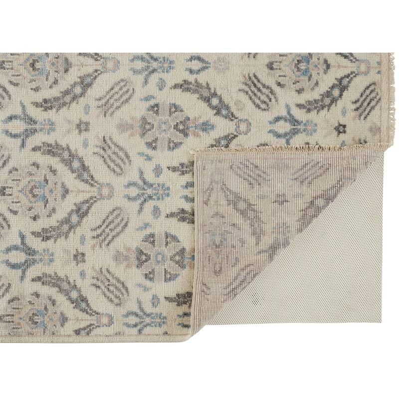 Zako Floral Traditional Stain Resistant Soft Durable Area Rug By HomeRoots
