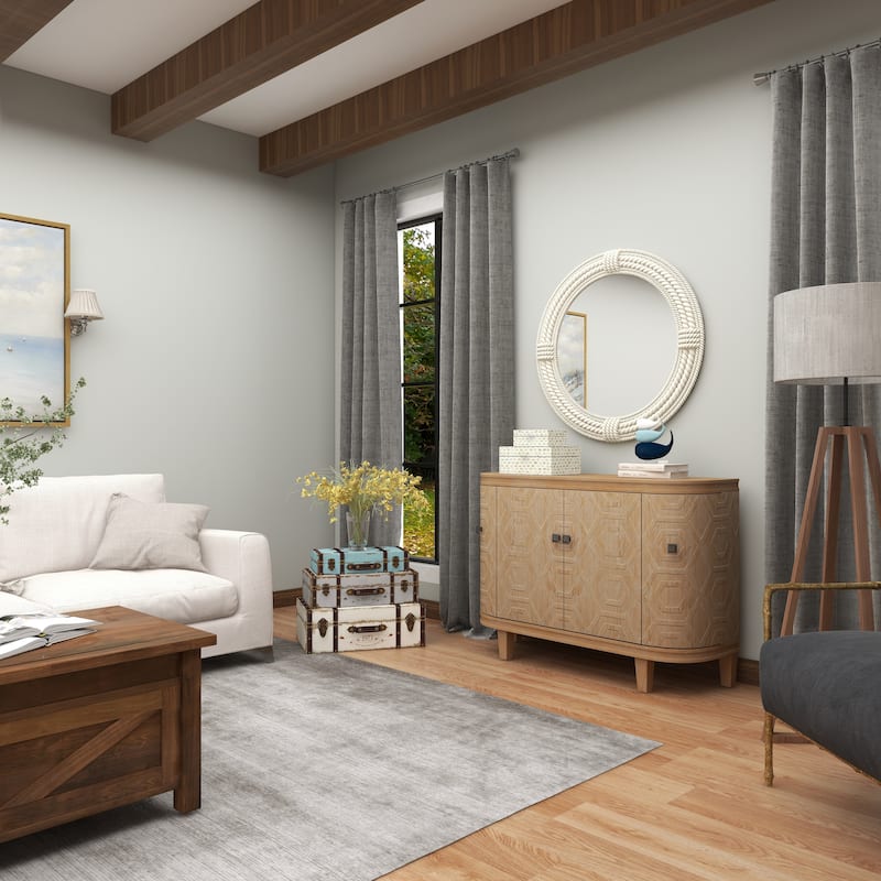 Multi Colored Wooden Nesting Decorative Trunk with Vintage Accents and Studs (Set of 3)