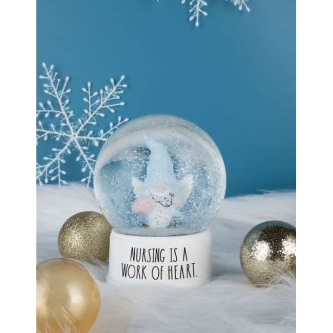 Rae Dunn HEROES Snow Globe