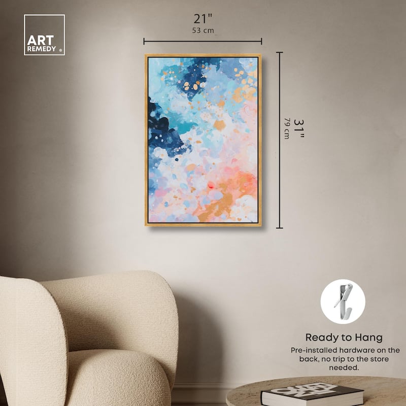 Vibrant Vortex Canvas by Art Remedy