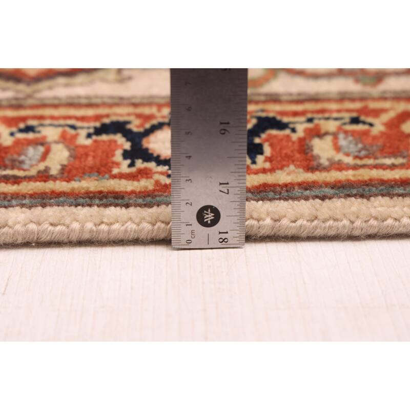 ECARPETGALLERY Hand-knotted Jules Sultane Ivory Wool Rug - 2'6 x 7'11