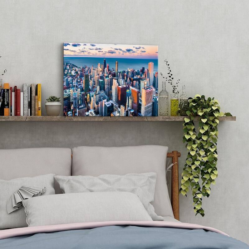 Chicago Building Wall Art USA City Skyline Wall Decor